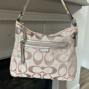 Coach Daisy Signature Jacquard Shoulder Bag f23918
